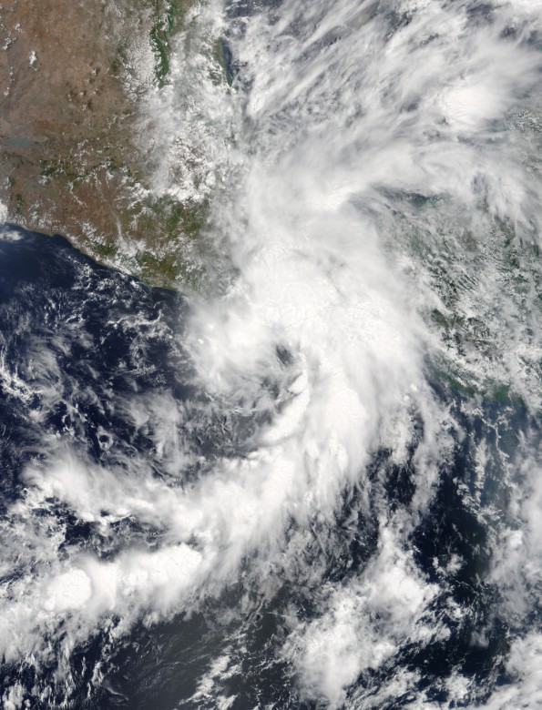Tropical Depression 02E before it became Tropical Storm Beatriz