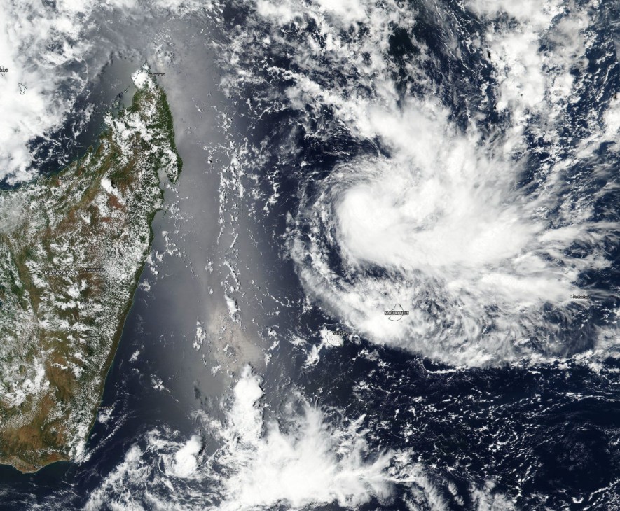 Tropical Storm Carlos on February 4, 2017