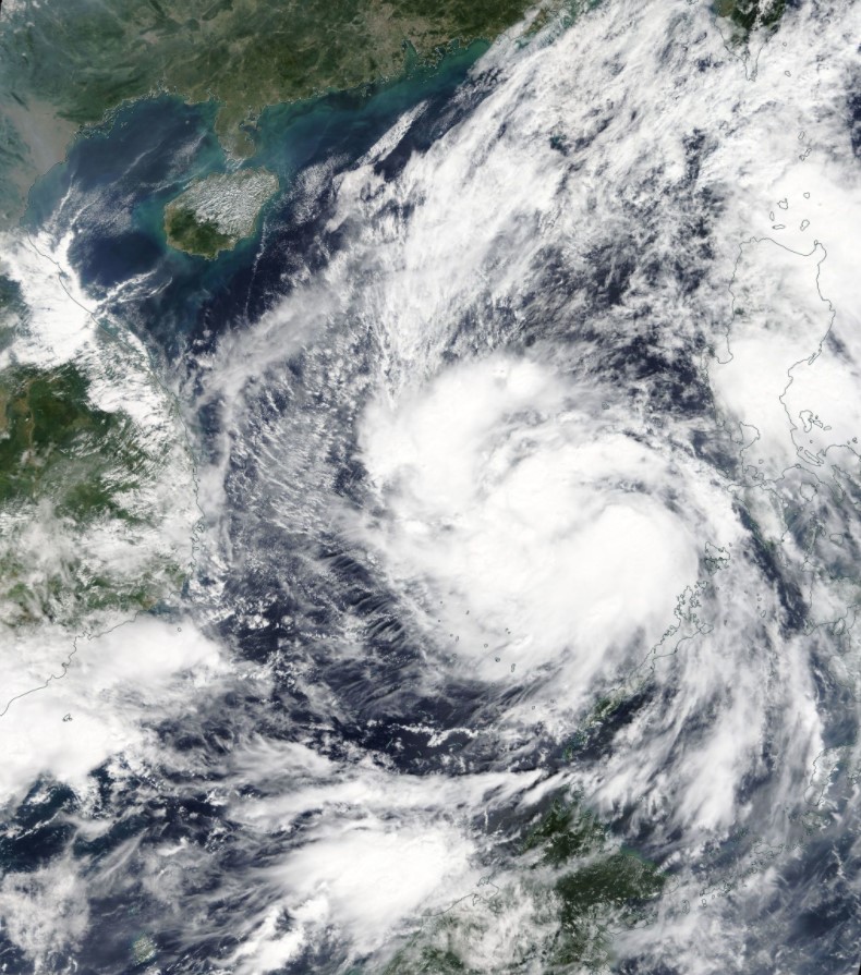 Tropical Storm Damrey on November 3, 2017