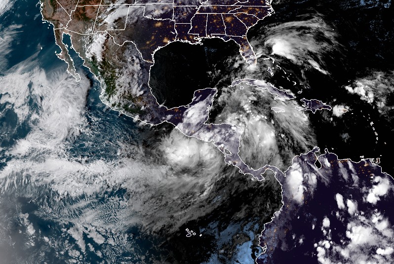 Tropical Storm Nate at 23:30 UTC on October 5, 2017