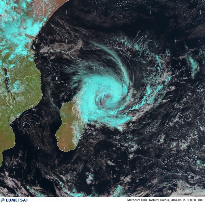 Tropical Cyclone Eliakim at 11z on March 15, 2018