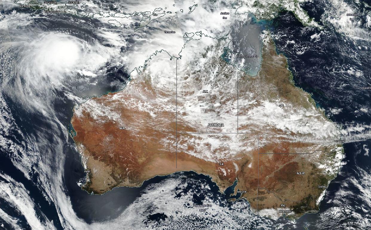 Two tropical systems eyeing Australia, December 21, 2016