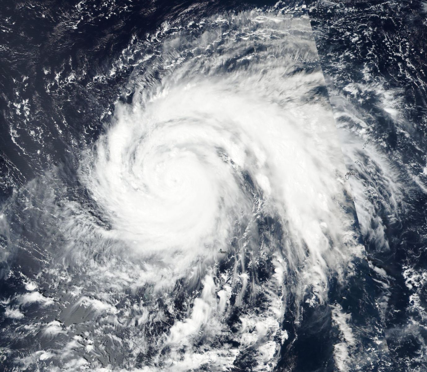 Typhoon Haima, October 17, 2016.