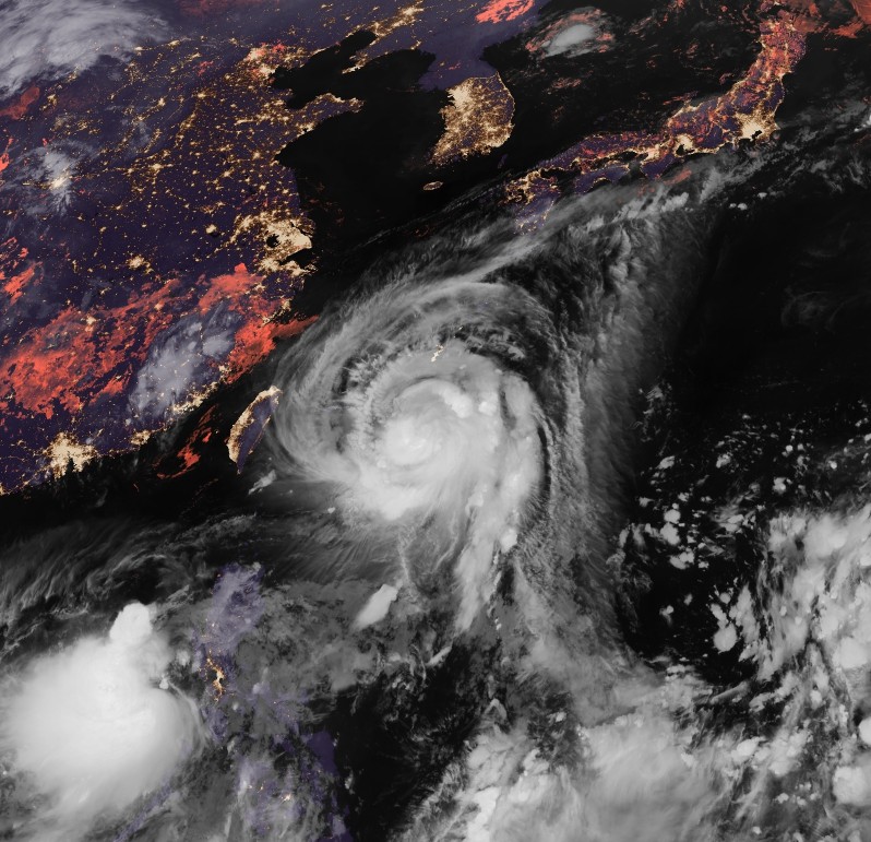 Typhoon Talim on September 12, 2017 Himawari-8