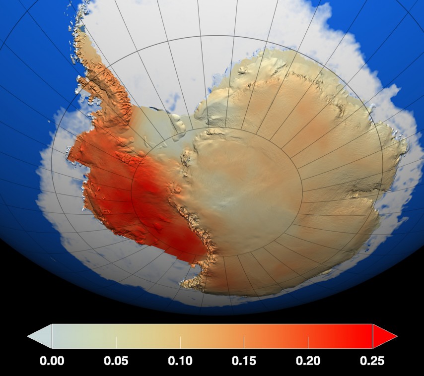 West Antarctica warming