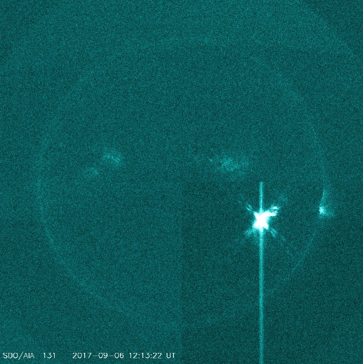 X9.3 solar flare September 6, 2017 - AIA 193